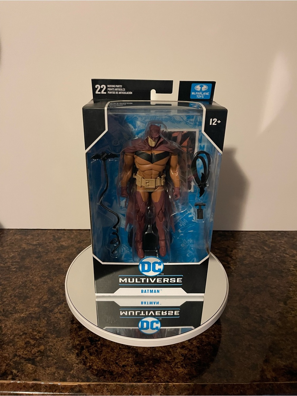 DC Comics Multiverse Batman Action Figure - Maroon, Gold, Black